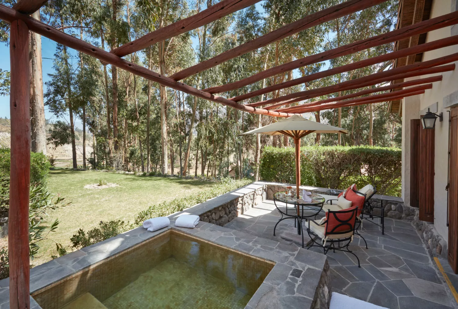 Las Casitas Valley View Casita terrace