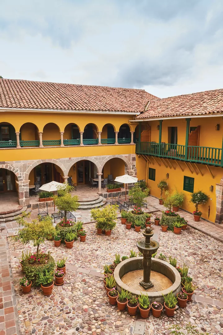 Monasterio View from our Pisonay patio