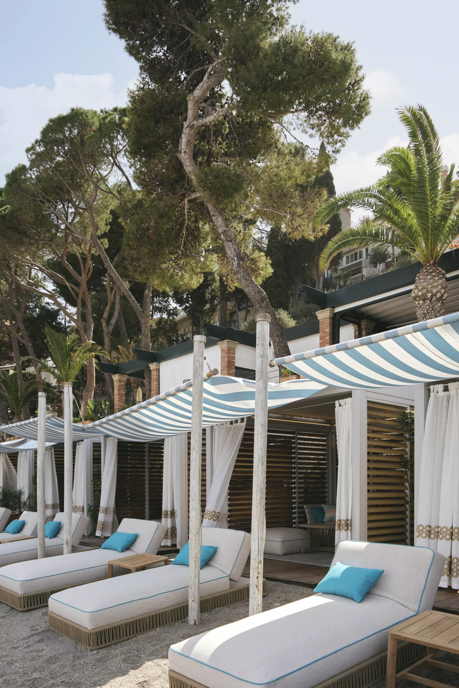 Beach cabanas at Lido Villeggiatura-jpg