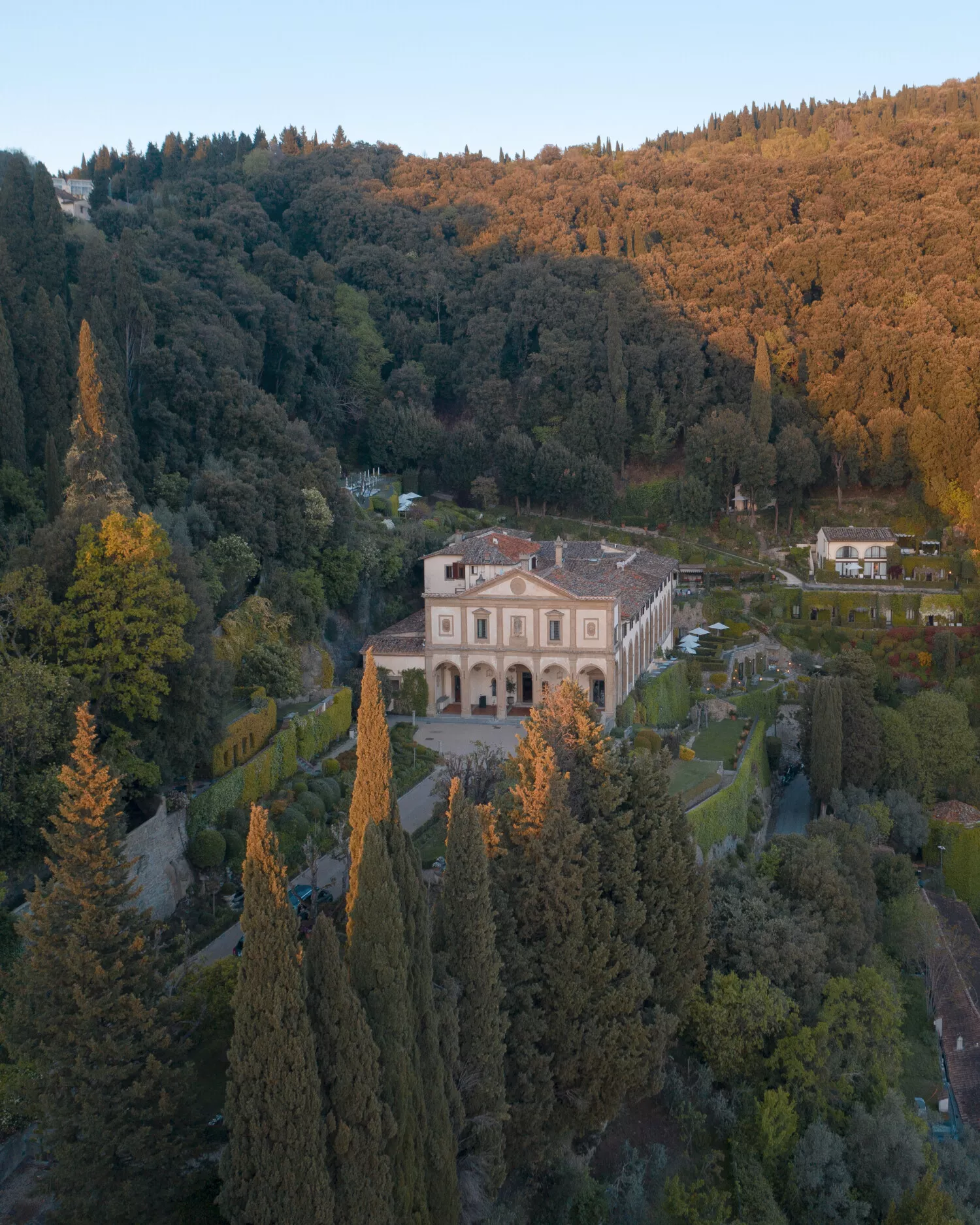 Villa San Michele aerial